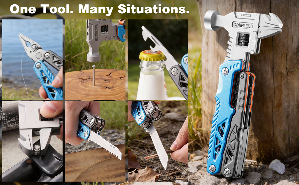 Survival &amp;amp; Emergency, Practical Gifts for Men &amp;amp; Dad (Blue)