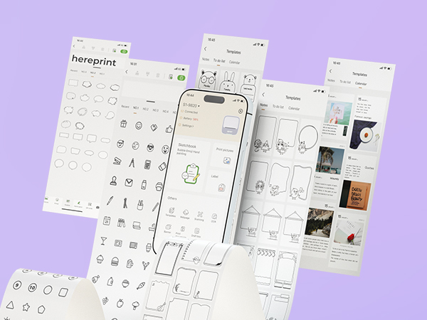 mini sticker machine