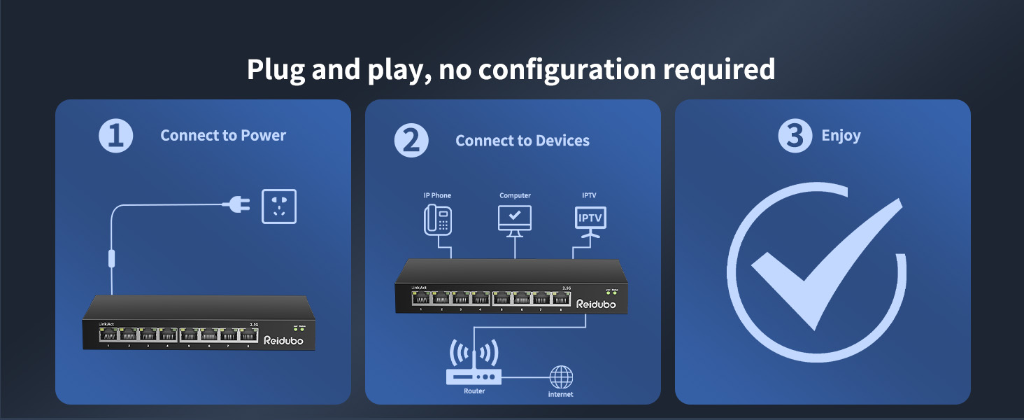 2.5gb switch 8 ports