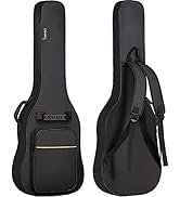 CAHAYA Electric Guitar Bag Gig Bag 6mm Padding Backpack Padded Soft Guitar Case Black CY0226