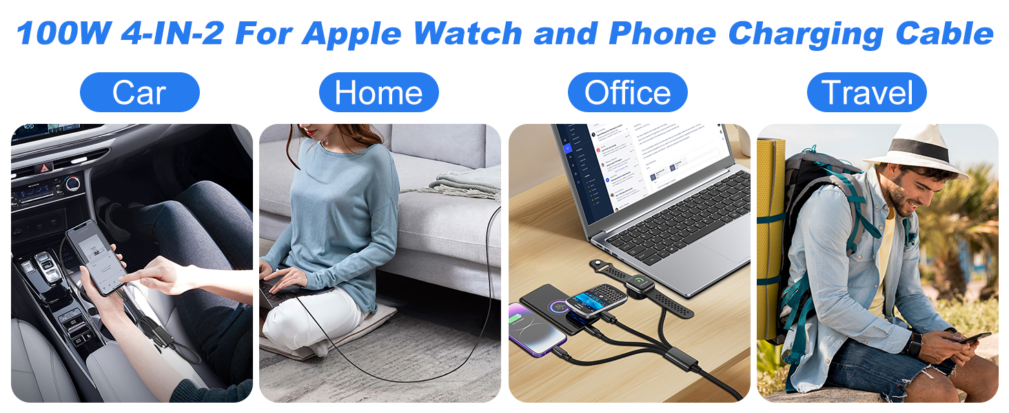 multi charging cable 4ft