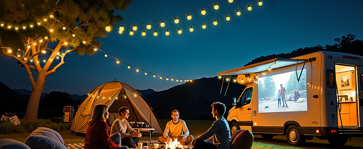 outdoor solar string lights