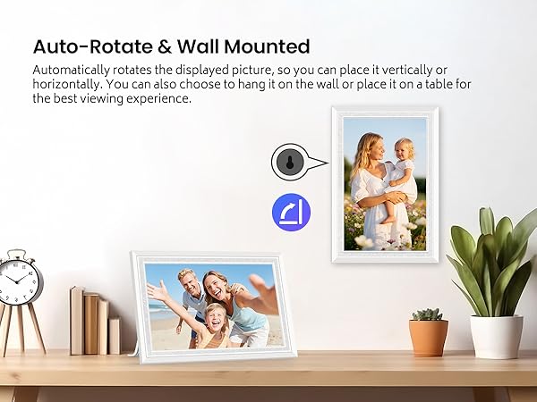 Auto-rotate&amp;Wall Mounted