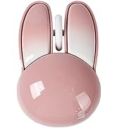 Wireless Mouse Cute Bunny Bluetooth Dual-Mode Computer Mouse Small Quiet USB Optical Silent Kawai...