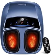 KINGJOY Foot Massager with Heat - Professional Shiatsu Deep Kneading for Neuropathy &amp; Plantar Fas...