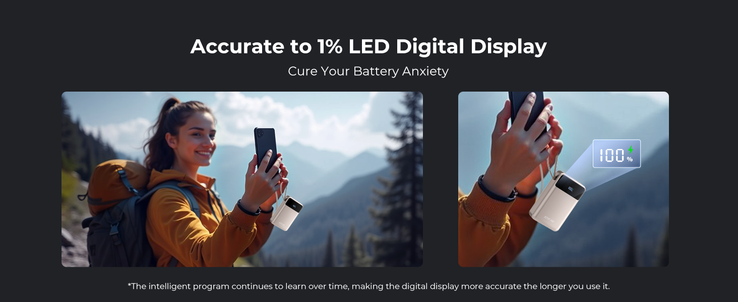 portable charger pink