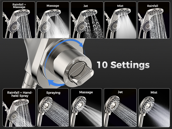 high pressure shower heads