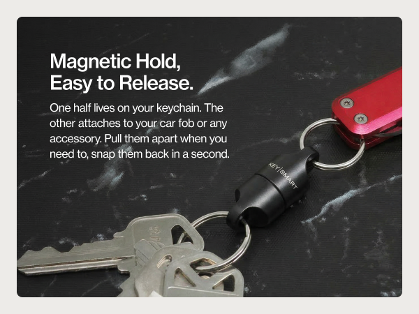 magnetic keychain key holder