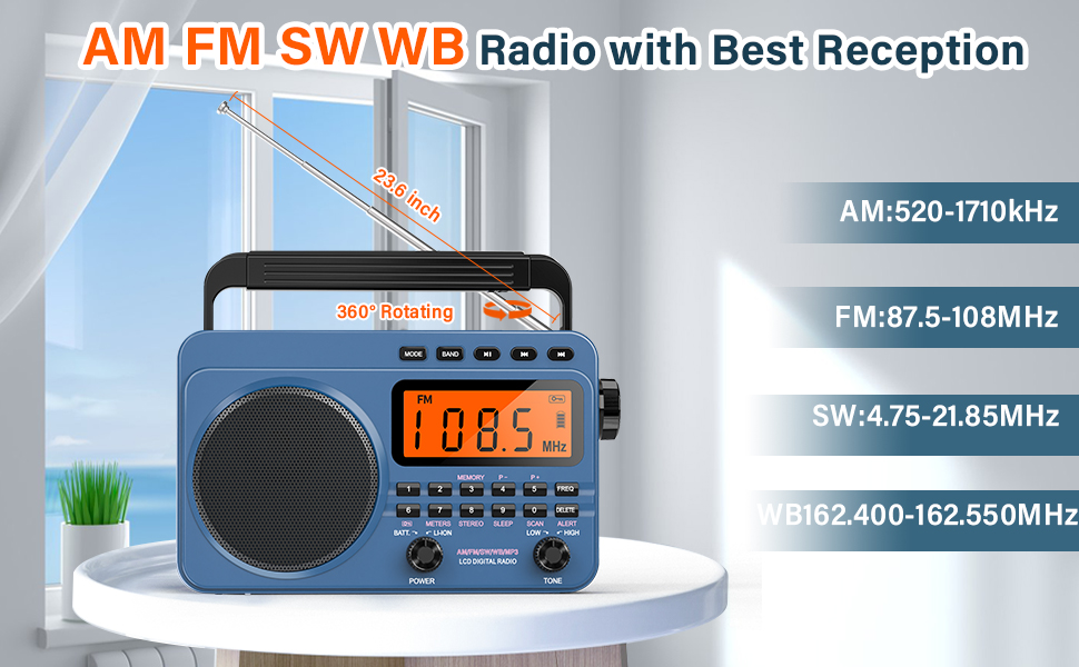 AM FM SW WB Radio