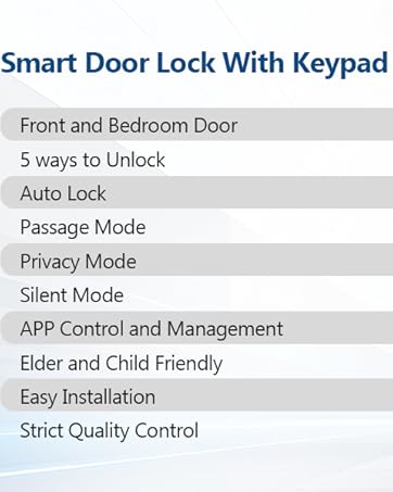 keypad door lock with code