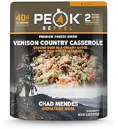 Peak Refuel Venison Country Casserole | Chad Mendes Signature Meal | Premium Freeze-Dried Variety...