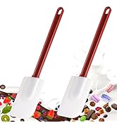 Flexible Rubber Spatulas, Silicone Spatula Set, Soft Rubber Spatula Scraper 9.5 Inches, Commercia...