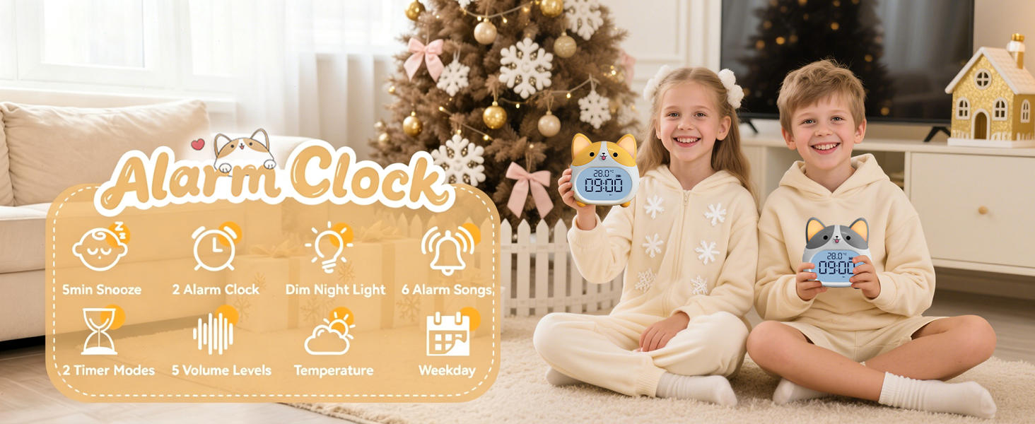 alarm clocks for kids alarm clock cute corgi alarm clocks for bedrooms digital clock alarm clock