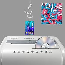 Cross-cuts paper for extra security 