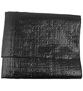 8Ft x 10Ft Garden Landscape Ground Cover Weed Barrier 3oz Heavy Duty Polyethylene Woven Weed Bloc...