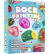 Rock Painting Kit for Kids - Arts and Crafts for Girls &amp; Boys Ages 6-12 - Craft Kits Art Set - Su...