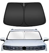 ARISMOTOR Windshield Sun Shade for Volkswagen Tiguan 2018-2025, Custom Fit Foldable Front Window ...