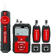 NOYAFA NF-858C Network Cable Tester Multifunctional with VFL Function,RJ11 RJ45 BNC,POE Voltage T...