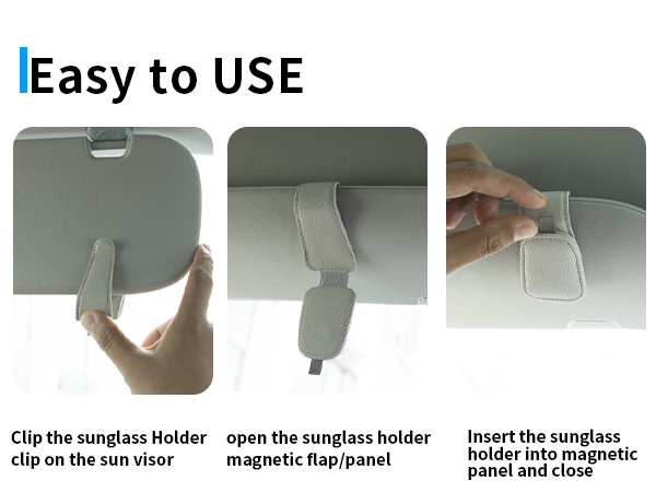 sunglass clip for car visor