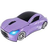 Wireless Car Mouse for Computer Portable Cool Sports Car Shape Cordless Computer Mice with USB Re...