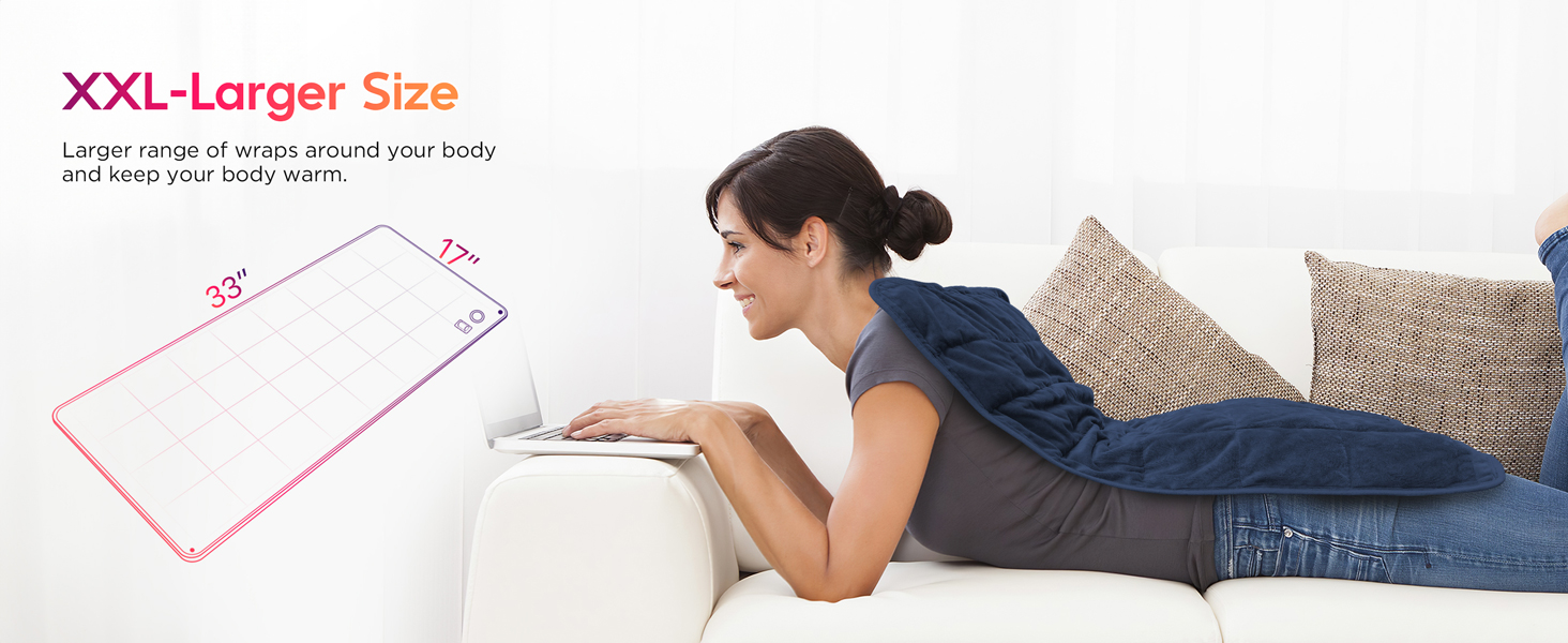 weighted heating pad