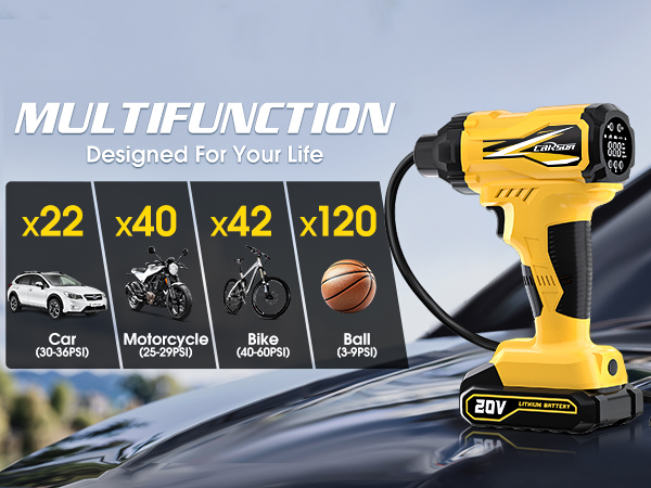 Cordless Tire Inflator