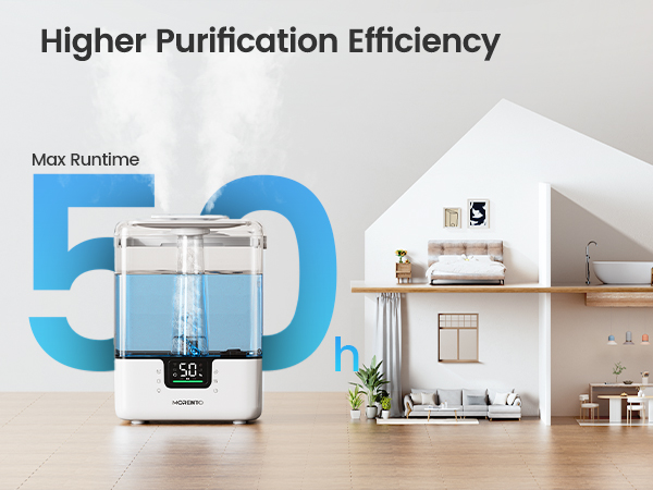 Higher Purification Efficiency
