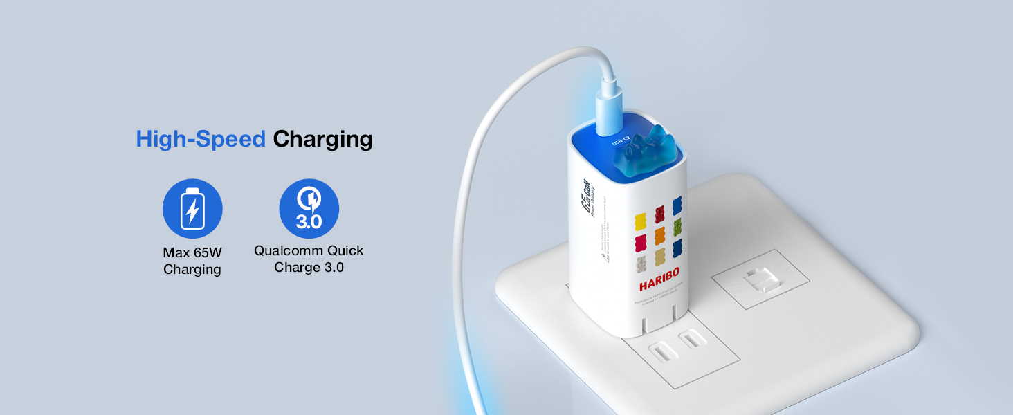 Haribo 65W GaN Wall Charger