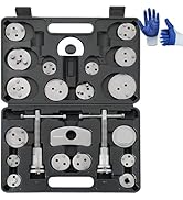 DASBET Disc Brake Pad and Caliper Service Tool Kit | 24pcs Heavy Duty Disc Brake Caliper Compress...