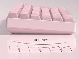 Keyboard Keycaps Jelly, Clear Cute Keycaps, Transparent Pink Custom Key Cap