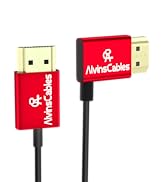 8K 2.1 straight to right angle HDMI cable