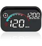 Windshield Head Up Display for Car, Digital Speedometer for Car, HUD GPS Car Speedometer MPH with...
