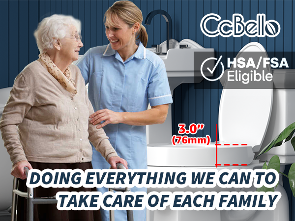 Ccbello toilet seat risers