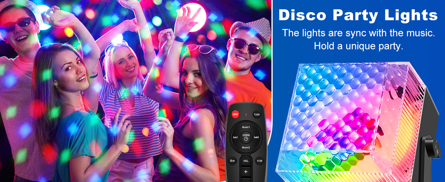 2 in 1 Disco Ball Effect and Night Light