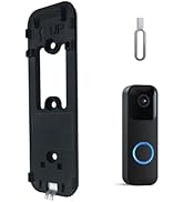 Blink Doorbell Back Plate with 3 Holes, Blink Doorbell Mount, Upgrade Blink Doorbell Backplate Re...