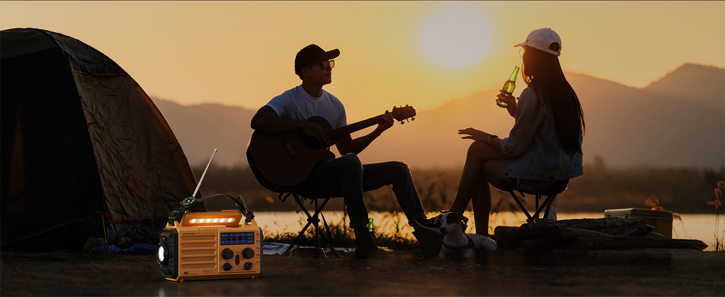 solar crank cr1009 for Camping