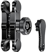 BRCOVAN Anti-Theft Aluminum Alloy Double Socket Arm Compatible with RAM Mounts B Size 1'' Ball Mo...