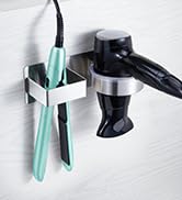 XILIMEN Hair Straightener Holder, Blow Dryer Holder Wall Mounted, Hair Tool Organizer, Hair Dryer...