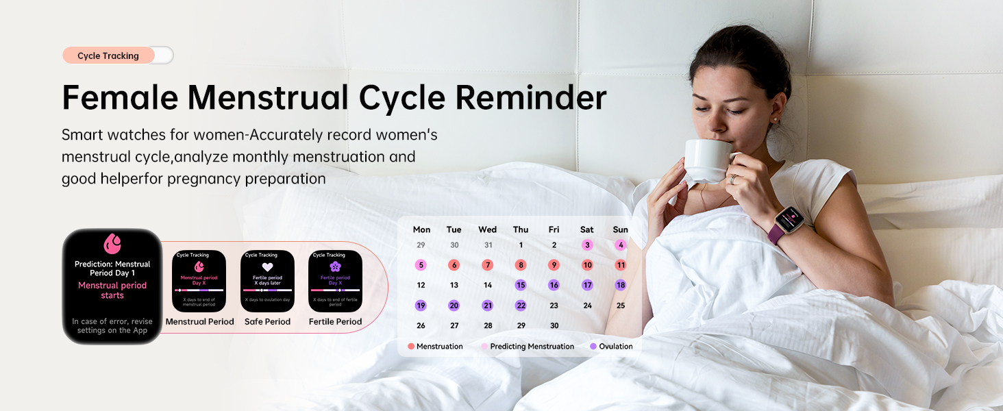 smart watches for women men female caring health watch