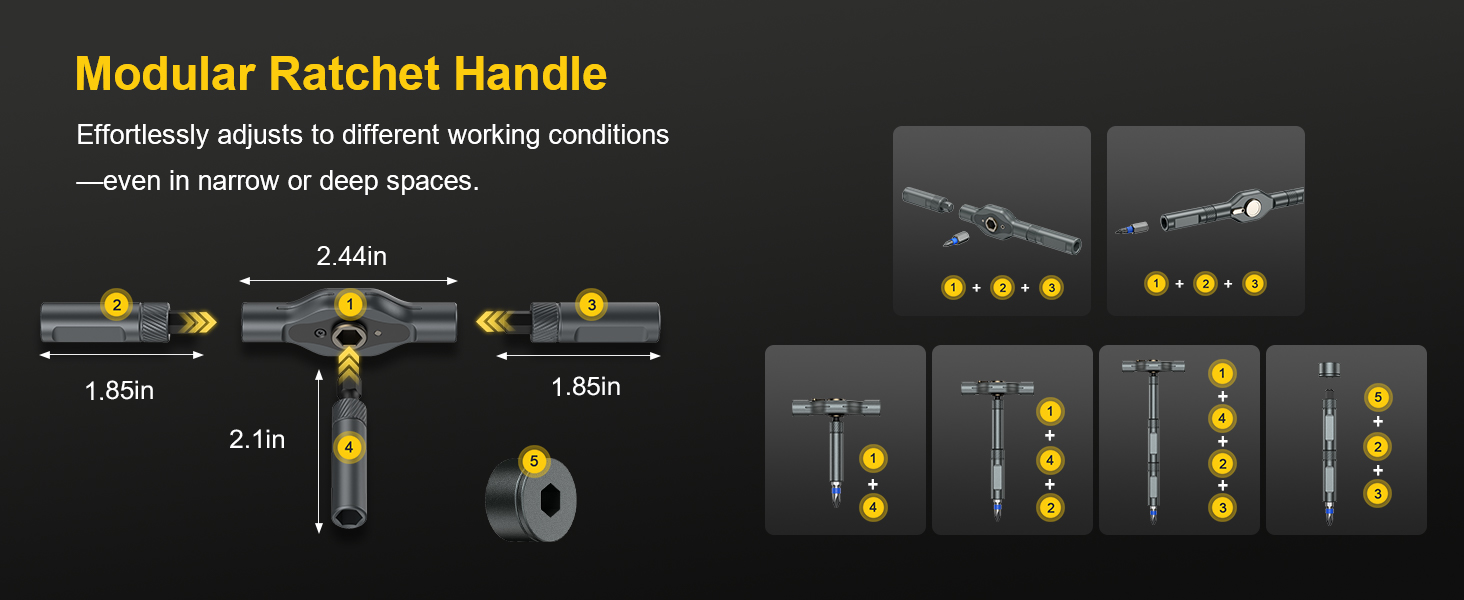 Ratchet Screwdriver Set