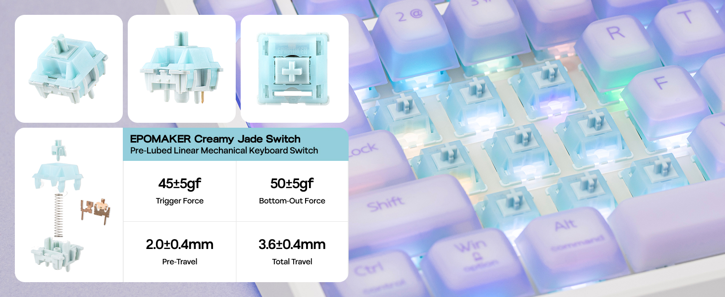 G84 PRO Mechanical Keyboard with Silicone Keycaps