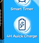 8X Electric Toothbrush Black