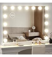Gvnkvn Vanity Mirror with Lights, Vanity Tabletop Hollyhood Makeup Mirror, Hollywood Lighted Mirr...