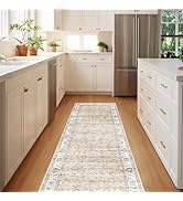 WITSHOCK Washable Runner Rug 2x6 Stain Resistant Kitchen Rug Runners for Hallways Non Slip Throw ...