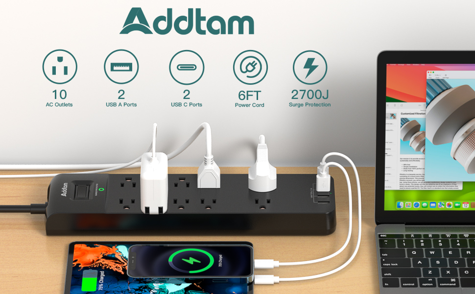 Black Power Strip