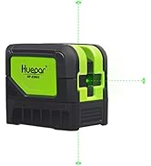 Huepar 3 - Point Laser, Self-leveling Green Beam Laser Level with Plumb Spots for Soldering and P...