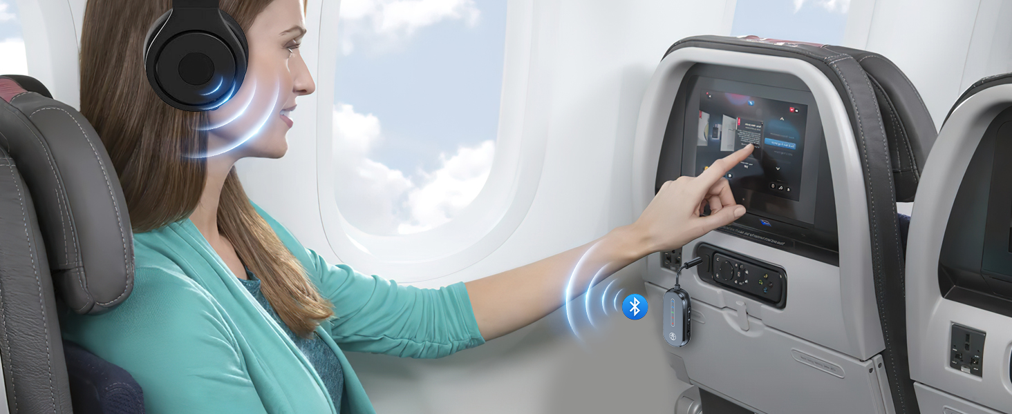 airplane bluetooth adapter for headphones