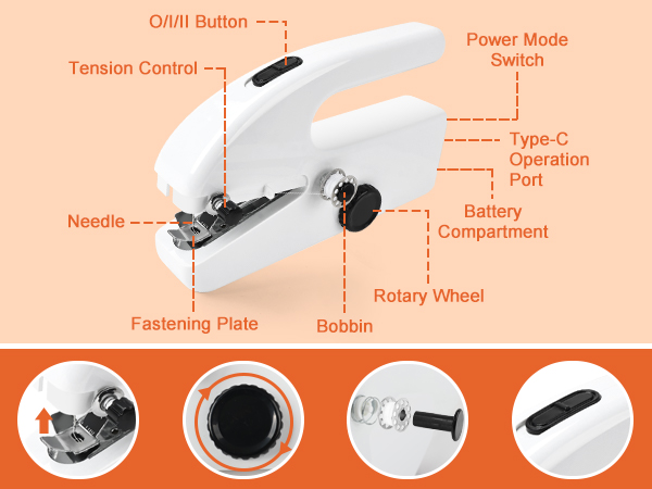 Mini Handheld Sewing Machine
