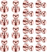 GOOZADA 20Pack Rose Gold Refrigerator Magnets Adults Magnets Fridge Small Magnets for Whiteboard ...