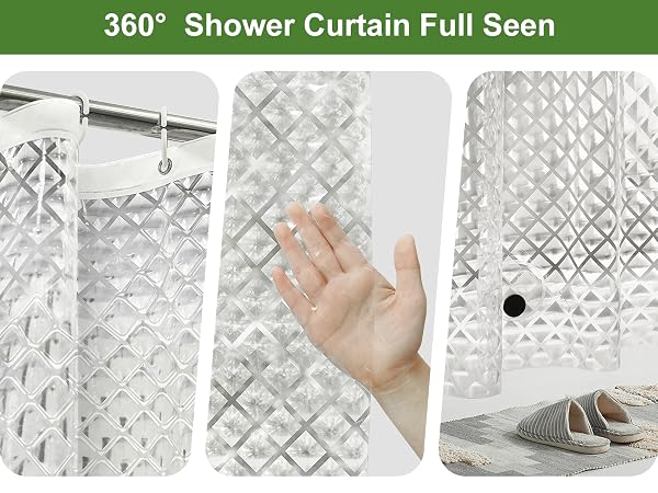 Long Shower Curtain